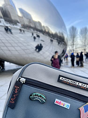 Vagabond Heart Chicago Illinois Enamel Travel Pin - Chicago Bean Souvenir - Chicago Pin #TOP5