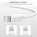 Lightning to 30 Pin Adapter, Apple MFi Certified No Audio 8 Pin Male to 30 Pin Female Connector Converter with iPhone Lightning Charger Cable and Data Transfer Compatible iPhone 14 13 12 11 Xs X 8 7 6