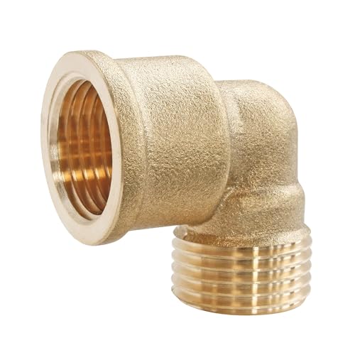 SOMATHERM FOR YOU - Elbow Brass Gross Screw - Male-Female 20/27, 20/27 (3/4")