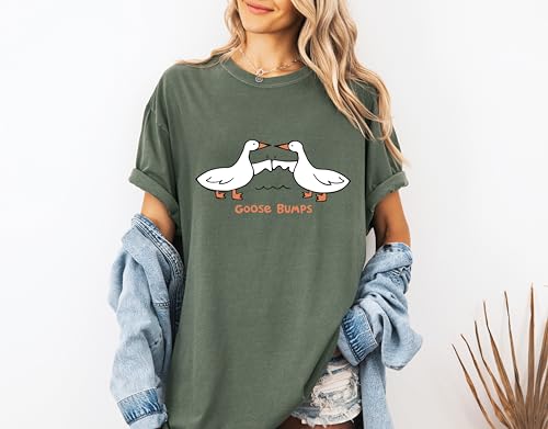 Goose Bumps T-Shirt, Funny Goose Bumps shirt, Silly Goose Shirt, Personalized Gifts, Comfort Colors Silly Goose, Goose Shirt2