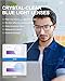 JOLISU 4 Pack Reading Glasses Men Blue Light Blocking with Spring Hinge, Anti Eyestrain/UV Large Wide Square Computer Readers (2.00)