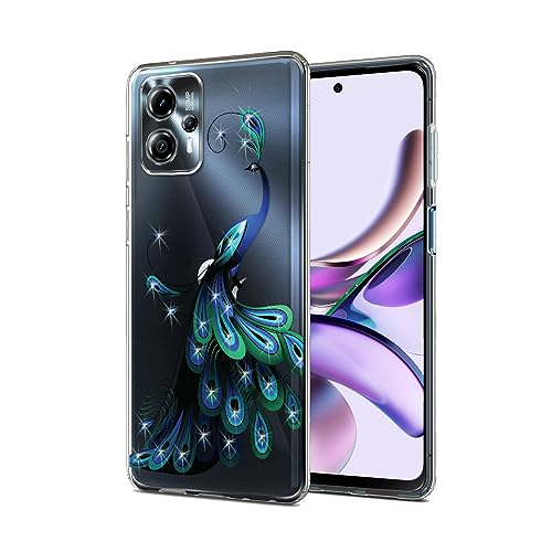 Image of Plus UV Printed Soft Flexible Transparent Back Cover for Motorola Moto G13 - D1194