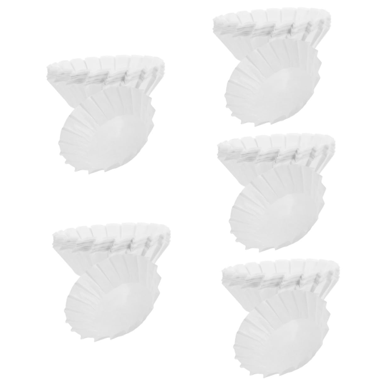 PRETYZOOM 250 Stk Baskisches Ölpapier Pergamentpapier Cupcake-Backförmchen Muffinförmchen für Cupcakes Muffin-Backförmchen Pappbecher einpacken Kuchen Muffinförmchen Silikonpapier Weiß