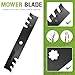GY20852 Mulching Toothed Blades for John Deere 48'' Deck D140 E140 S140 S170 E170 LA130 LA145 D160 S160 E150 D155 Z245 Zero Turn Lawn Tractor Replace GX21784 GX21785 7-Point Star Mower Blades 3 Pack