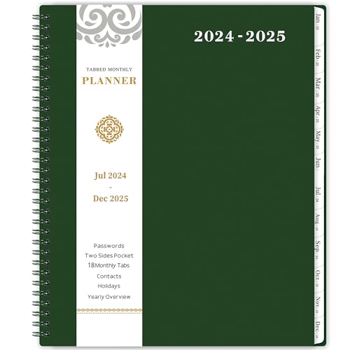 Monthly Planner 2024-2025- JUL 2024- DEC 2025, 9