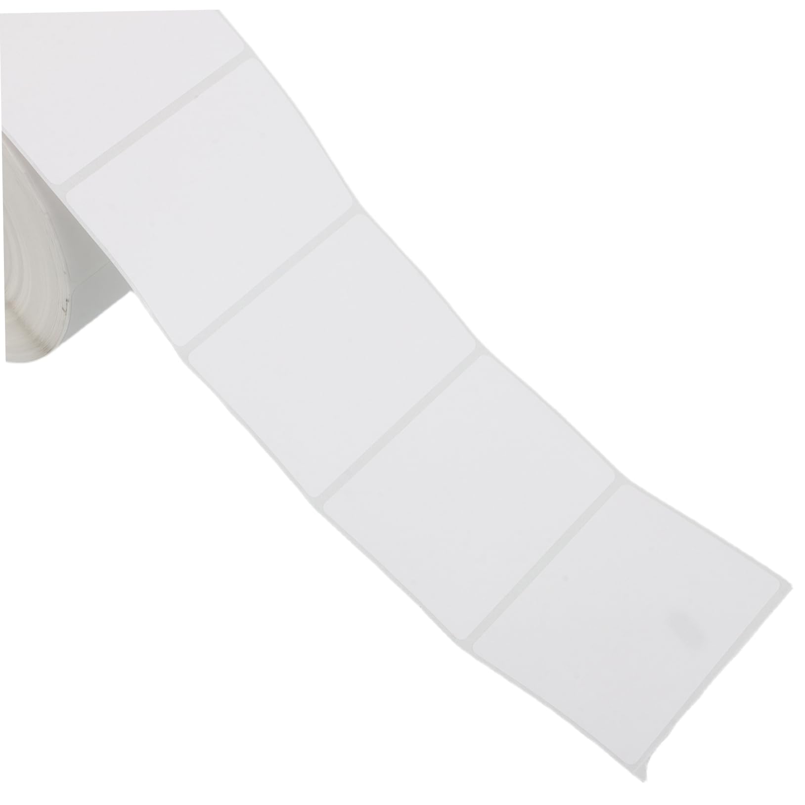 Thermopapier Etiketten 5 Rollen Weiß, Selbstklebende Versandetiketten