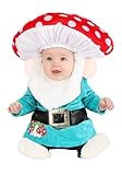Fun Costumes Garden Gnome Infant Costume - Minky Shirt, Vinyl Belt, Navy Pants, Multicolor (6/9 Months)