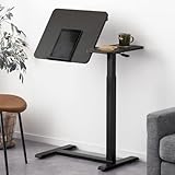 サイドテーブル 昇降式 角度調整 幅70cm 無段階昇降 左右組換え可能 隠しキャスター コンパクト 介護テーブル パソコンデスク 45400151(110959)