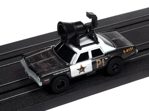 Auto World X-Traction Blues Brothers Dodge Monaco Slot Car miniatura 2