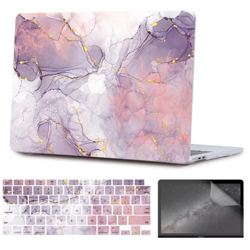 Funda MacBook Air 13 carcasa rígida A2337 M1 A2179 con protector de pantalla y teclado