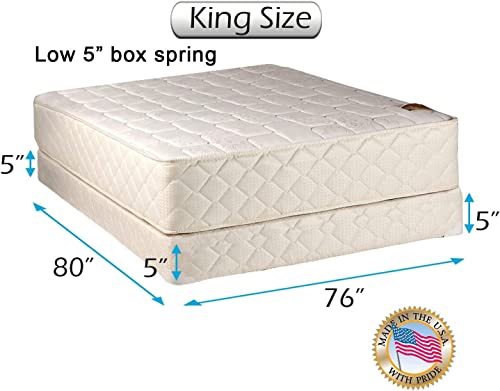 DS Solutions USA Grandeur Deluxe King Mattress and Low 5