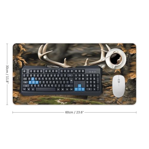 Tapete de escritorio Camouflage Deer con base de goma grande miniatura 2