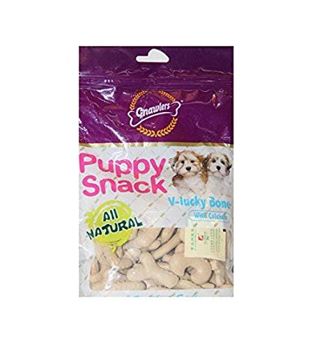 Pupkart Gnawlers V-Lucky Calcium Bone All Natural Puppy Snack 30 Pieces for Small Breed 270 Gm (B07P9JWK2L) Amazon Price History, Amazon Price Tracker