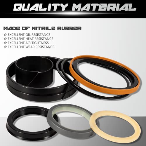 Image of 13Pcs Whole Machine Seal Kit Fit for Case 580E 580SE 580SD, Boakhoe Loader Bucket Hydraulic Cylinder Seal Kit (G109456*2+G109417*2+G109423*5+G109460*2+G109504+G109452)