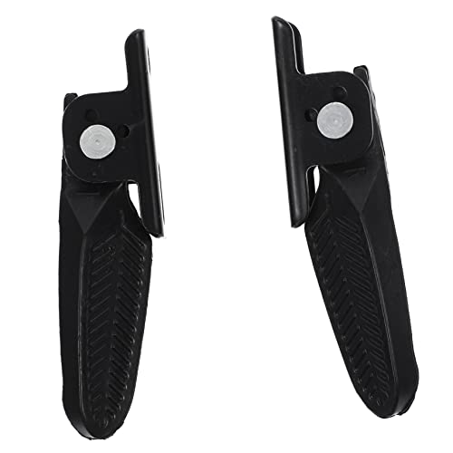 MUELODSIC 1pair Wear-Resistant Bike Pedals -Skid Rear Axle Foot Pegs for Electric and Mountain Compact Design for Comfortable Passenger Support for Outdoor Cycling Adventures