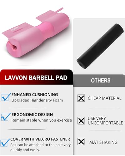 Manchon de Barre Musculation Protège Nuque et Coussin Squat Haltérophilie