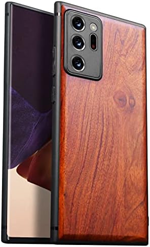 Carveit Wood Case for Galaxy Note20 Ultra Case [Hard Real Wood & ...