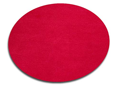 HEVO Vorwerk Bijou rot Spielteppich Nicht nur für Kinder 200 cm Ø Rund