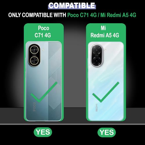 Image of Back Cover for Poco C71 4G / Mi Redmi A5 4G | Full Camera Protection | Premium Liquid Silicon Case | Flexible Bumper Case for Poco C71 4G / Mi Redmi A5 4G (Purple)