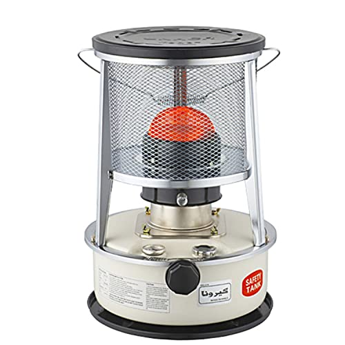 Generico Fornello a Cherosene Portatile Senza Fumo, Stufa a Cherosene, Stufa a Cherosene Portatile da Campeggio con bruciatore a Cherosene Bred/Nero/Rosso-4,6L (A Rosso)