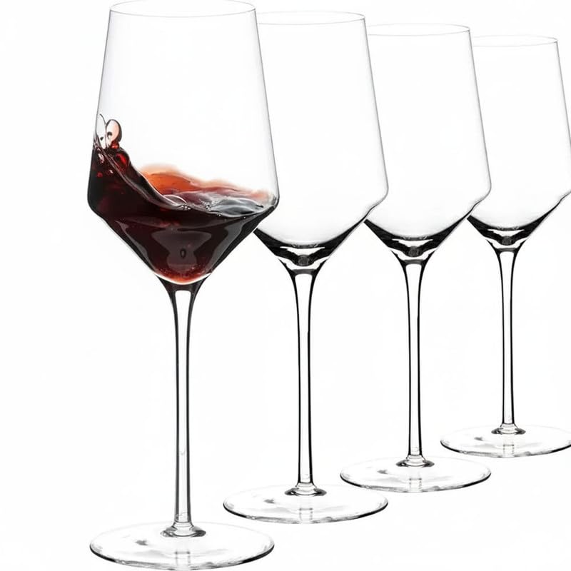 Image of FORESTAMART Luxurious red Wine Glass Set of 4 (400 ml Each)