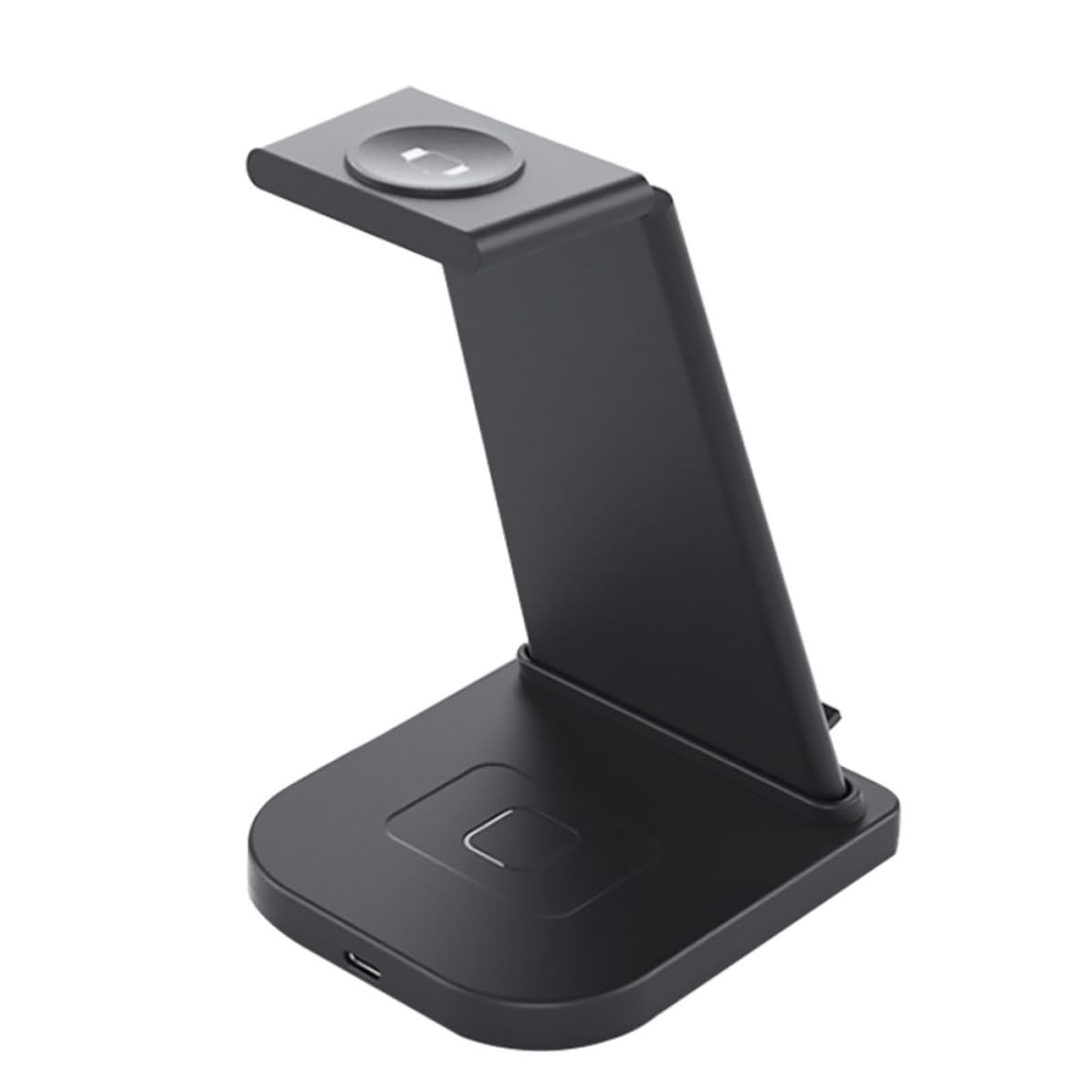 Cargador Inalámbrico Plegable para Teléfono y Reloj Negro