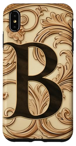 Image of iPhone XS Max Boho Chic Floral Wreath Latter M Cute Pastel Case