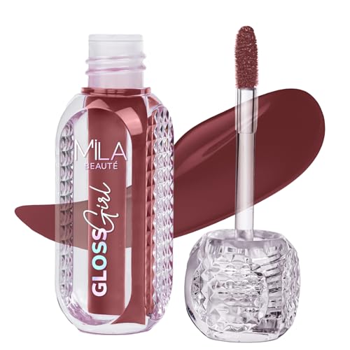 Image of Mila Beaute Gloss Girl Lip Gloss | Enriched With Mango Seed Butter & Hyaluronic Acid | Light Weight & Non-Sticky Formula | Gives Fuller-Lip Effect & Extra Hydration | High Shine Finish - Dont Know, 2.8 ml