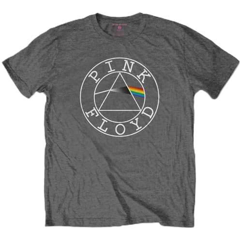 Pink Floyd Circle Logo Official Childrens Tee T-Shirt Boys Kids 5-6 Years Grey