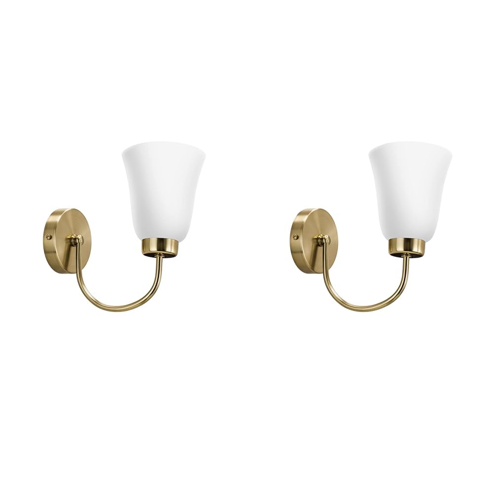 wipro BeuHome Single Wall Light BW02 | Premium Indoor Decorative Light with Contemporary Sleek Design | Antique Surface Mounted Classic Wall Light for Bedroom, Living Room | E27 (1H, Brush Bronze) (B0D7Z9M2RG) Amazon Price History, Amazon Price Tracker