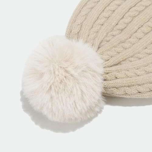 Gorro y bufanda de invierno con guantes para paseos y nieve 5