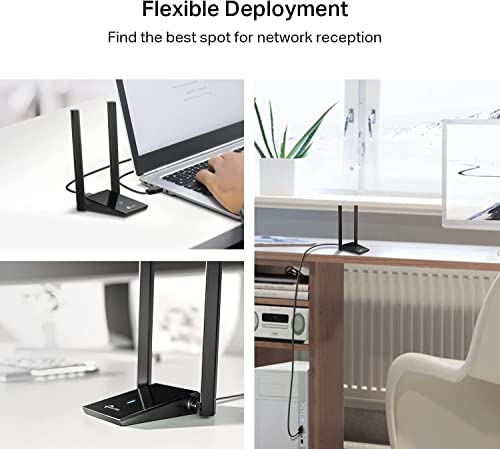 TP-Link AX1800 WiFi 6 USB Adapter for Desktop PC (Archer TX20U Plus) - Wireless Network Adapter with 2.4GHz, 5GHz, High Gain Dual Band 5dBi Antenna, WPA3, Supports Windows 11/10 by TP-Link - Image 8