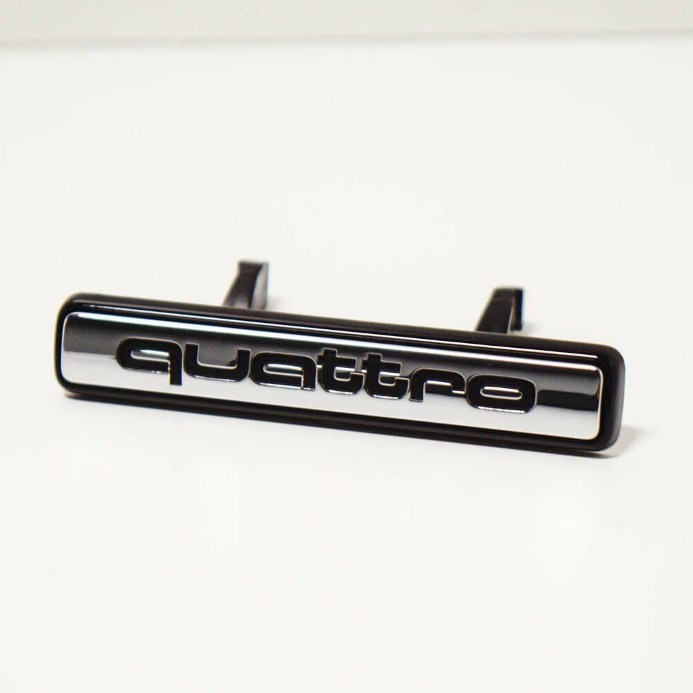 Compatibile per Audi Q3 8U Anteriore Nero Lucido Quattro Inscription 8U0853736T94 Originale