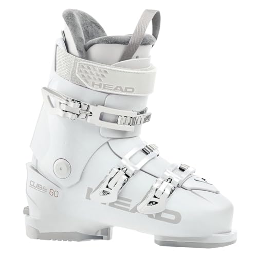 Garanzia: 1 anno HEAD - Scarpe Da Sci Cube 3 60 W White-Grey Donna - Donna - Dimensione 23.5 - Bianco
