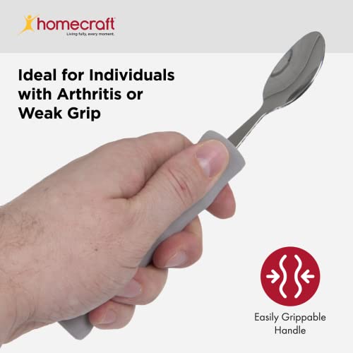 Cuillère standard Homecraft ergonomique manche mousse couvert adapté