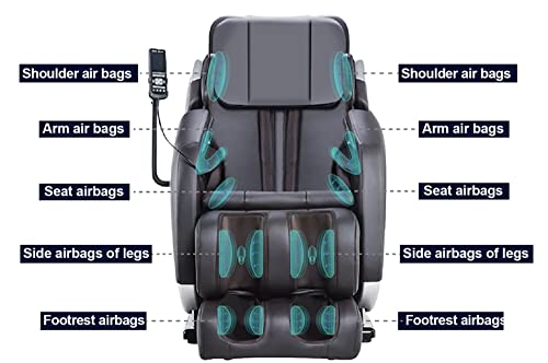 Massage Medik M5 Massage Chair, Shiatsu Full Body Zero Gravity Recliner With Built-In Heat And Air Massage System With 5 Year Warranty And In-Home Setup (Black) #TOP7