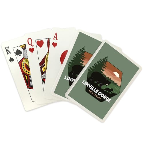Linville Gorge North Carolina Baraja Poker 52 Cartas miniatura 2