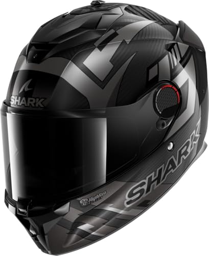 Casque intégral SHARK SPARTAN GT PRO CARBON ZARCO TRACK RACER couleur Anthracite Chrome DAU M