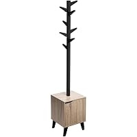 5 five simply smart Appendiabiti effetto rovere naturale nero Ceda