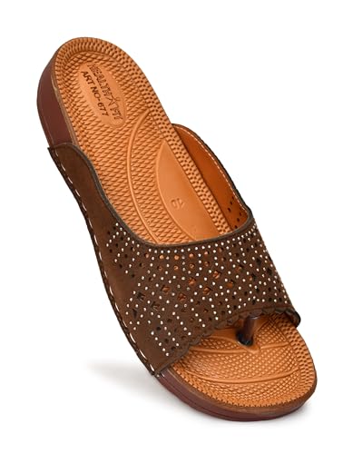 Image of HEALTH FIT Extra Super Soft Ortho Care Diabetic & Orthopedic Slippers /Doctor Chappal & Ultra-Lightweight Stylish Footwear for Women's 677