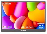 TANXJIA Monitor Portátil De 10,5', 1920 X 1280 Fhd Ips Usb-C, Segunda Tela Para Laptop, Switch, Ps5, Viagens E Trabalho, Ultrafina Com 100% Adobe Rgb, Brilho 420 Cd/M²