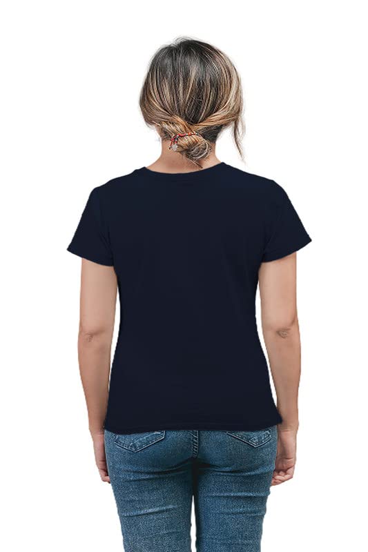 Image of Beta Tumse Na Ho Payega Round Neck Half Sleeve Boyfriend T-Shirt for Women