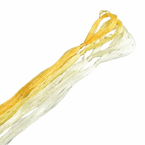 Image of 4 Skeins Mulberry Silk Floss Embroidery Thread Floss-Cross Stitch Threads China Silk Woven Jewelry Threads DIY Sewing Kits (06)