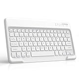 JADEMALL Teclado Bluetooth Español Ñ, para iOS/iPad/iPhone/Android/Huawei/Samsung/Xiaomi/Honor y Windows