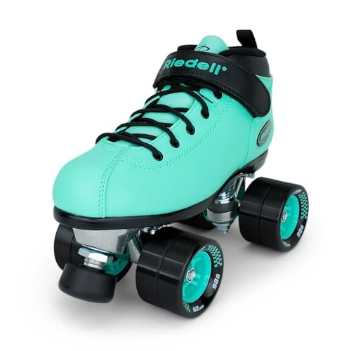 Image of Riedell Dart Roller Skates for Men and Women - Colorful, Ultra-Durable Speed Skate with Precision Fit and Matching Color Wheels, Roller Skates