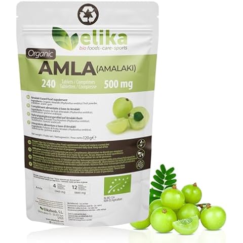 BIO Amla Elikafoods® BIOLOGIQUE. 240 comprimés Cover