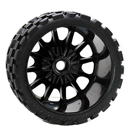 Powerhobby Scorpion Belted Monster Truck Rc Tires/Wheels W 17Mm Hex (4) Sport Compound Fits : Arrma Outcast Kraton Talion Notorious Fazon Speed Run … #TOP3