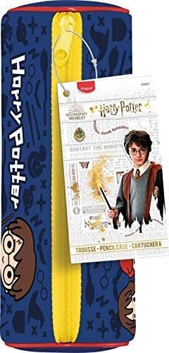 Astuccio Harry Potter MAPED - 10 Pezzi, Con Forbici, Temperamatite, Gomma, Evidenziatore, Pennarelli E Matite - Foto 10