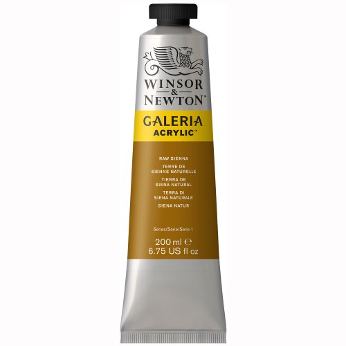 Image of Winsor & Newton Galeria Acrylic Color Tube, 200ml, Raw Sienna