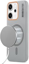 Mr. Case Back Cover for Oppo Reno 14 Pro 5G Sleek Frosted Translucent Back Only Compatible with Wireless Magnetic Accessories | Anti-Scratch Shockproof Phone Case - Grey